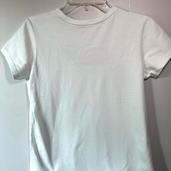 🥍 XL Girls Lacrosse LAX Cotton Vineyard Vines Light Pale Green Short Sleeve Tee - Picture 8 of 11